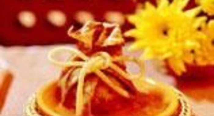 Коричные блинчики с мороженым