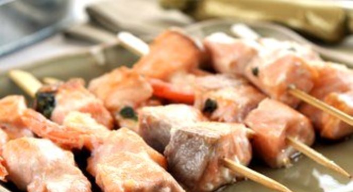 Шашлыки из лосося в специях (Tandoori Rawas)