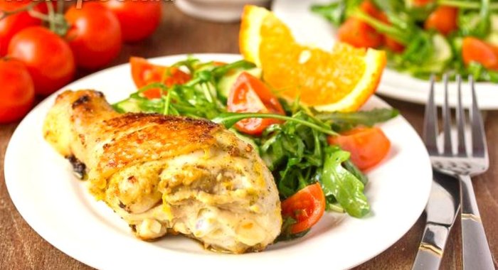 Курица в цитрусово-горчичном маринаде