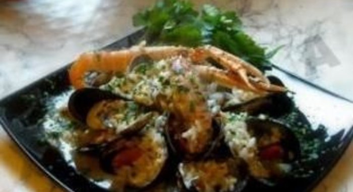 Ризотто с моллюсками