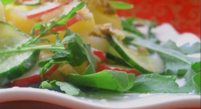 Хрустящий картофельный салат