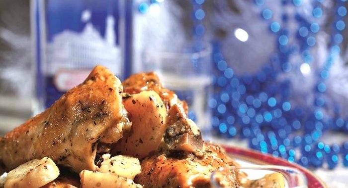 Жаркое из индейки с картошкой в мультиварке