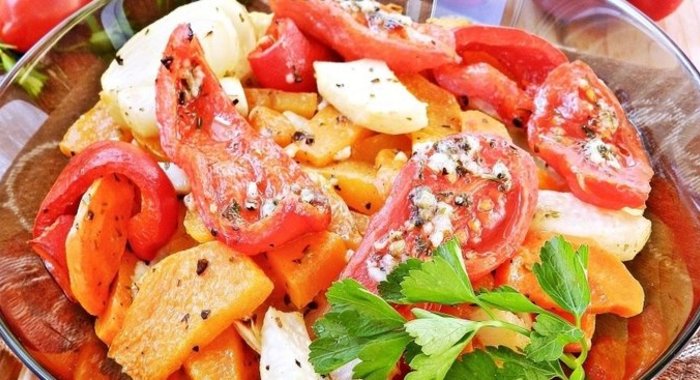 Овощное рагу с тыквой