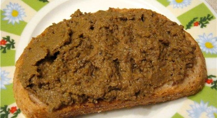 Паштет из говяжьей печени в духовке