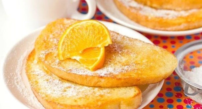 Сладкие гренки из батона