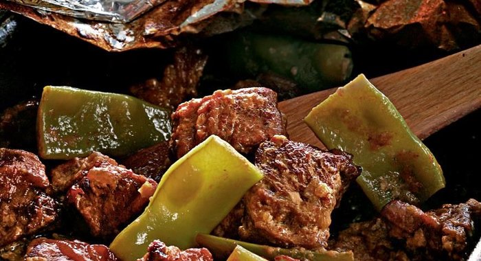 Рагу из фасоли с бараниной