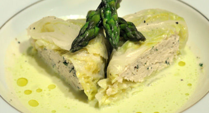 Голубцы из савойской капусты с курицей