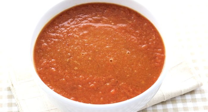 Горячий томатный суп