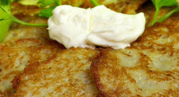 Картофельные оладьи (драники)