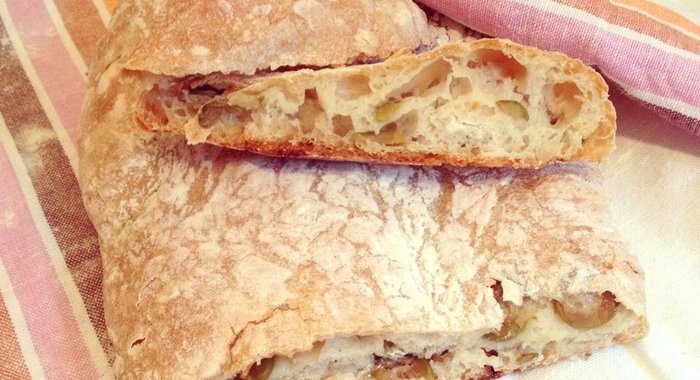 Чиабатта с оливками