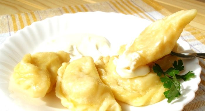 Вареники с салом