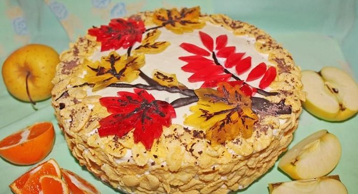 Торт Золотая осень