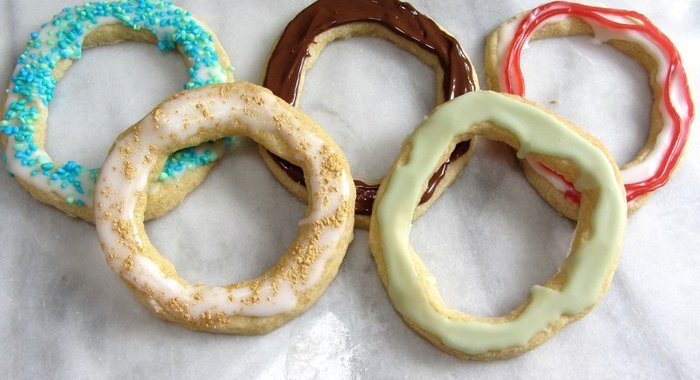 Печенье Олимпийские кольца