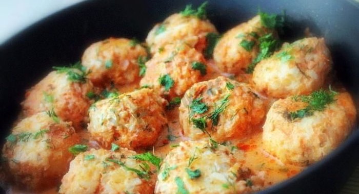 Постные ленивые голубцы