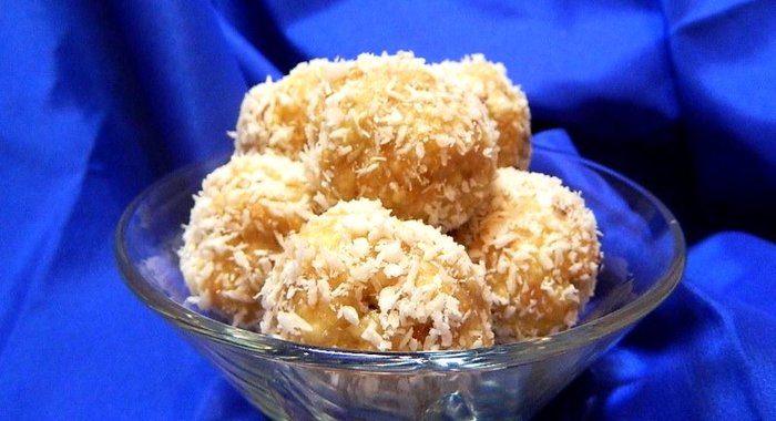 Конфеты шарики с бананом