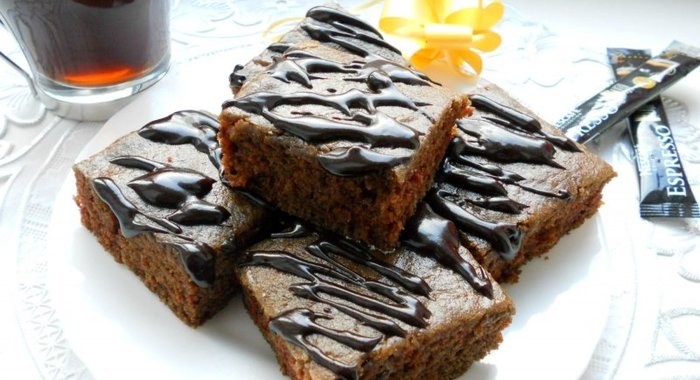 Постный шоколадный манник