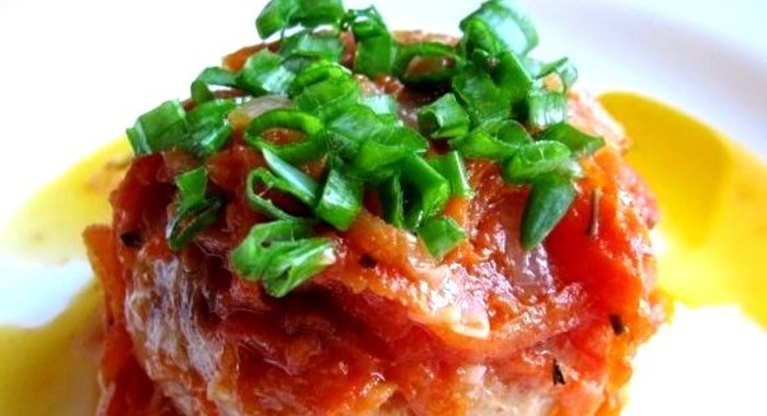 Тефтели с подливкой на сковороде