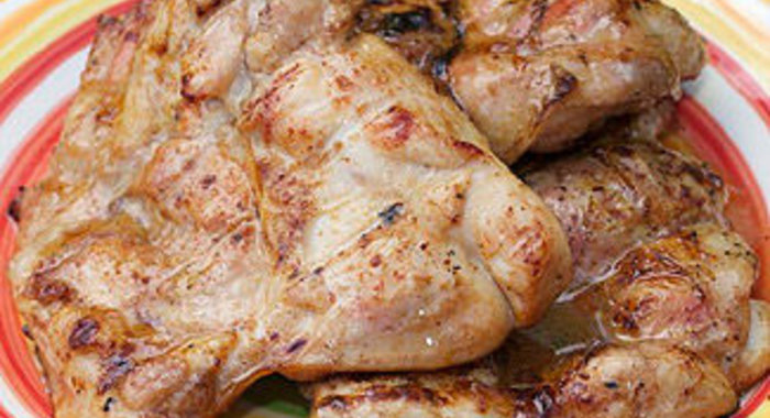 Стейк Паргит в соево-медовом соусе