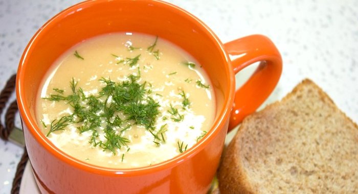 Суп-пюре из фасоли