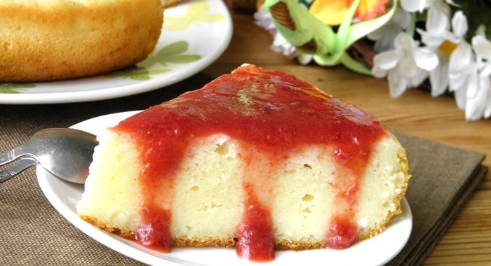 Манник на сметане