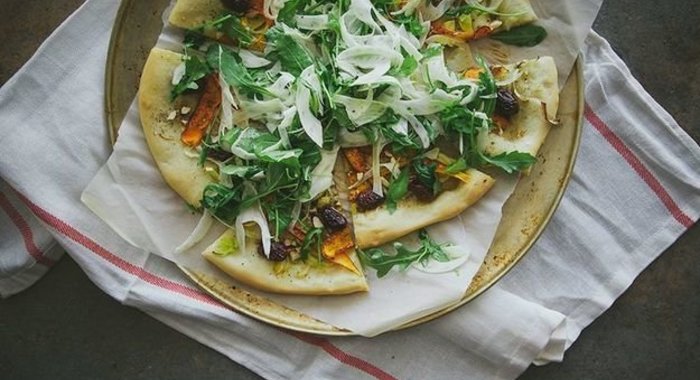 Восточная лепешка с овощами