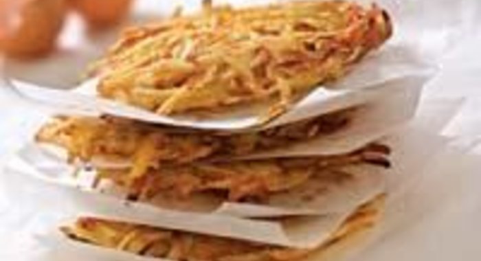 Картофельные оладьи с пастернаком