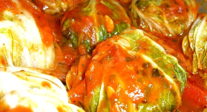 Голубцы с пекинской капустой для лентяев