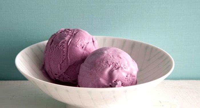 Черничное мороженое