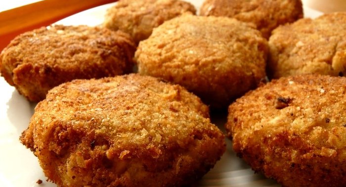 Котлеты в панировочных сухарях