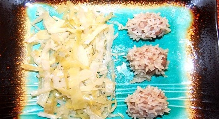 Рисовые тефтели