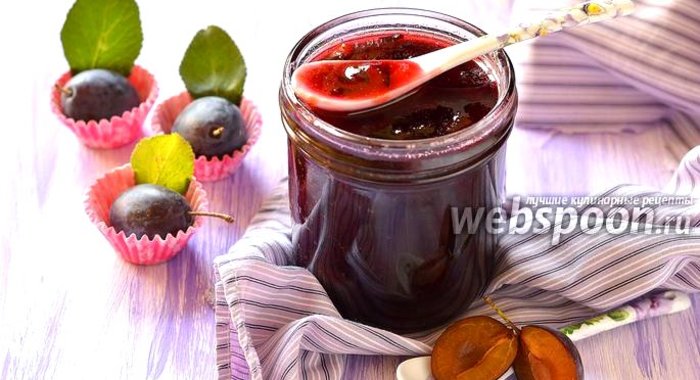 Джем из слив на зиму
