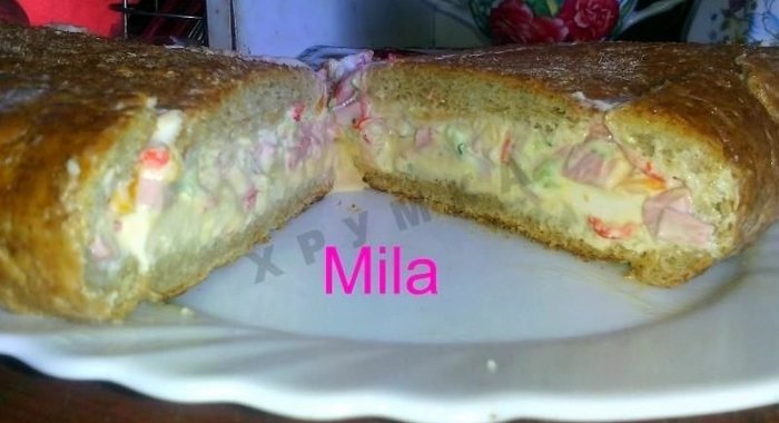 Фаршированный хлеб