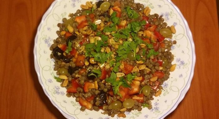 Чечевично-ореховая виноградина