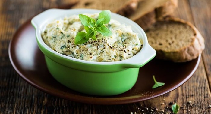 Паштет из трески с оливками