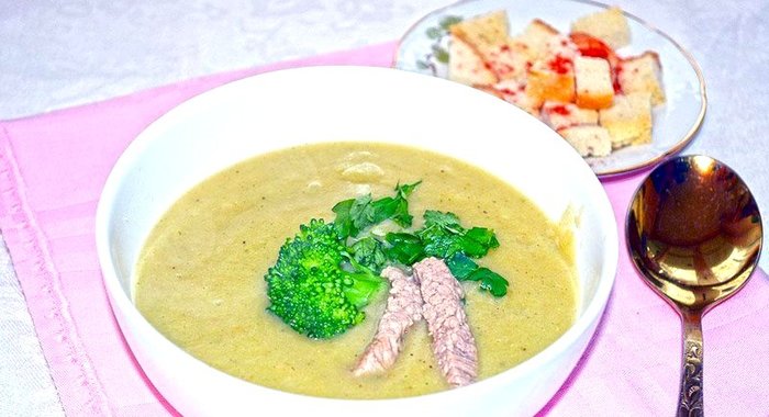 Суп-пюре с брокколи
