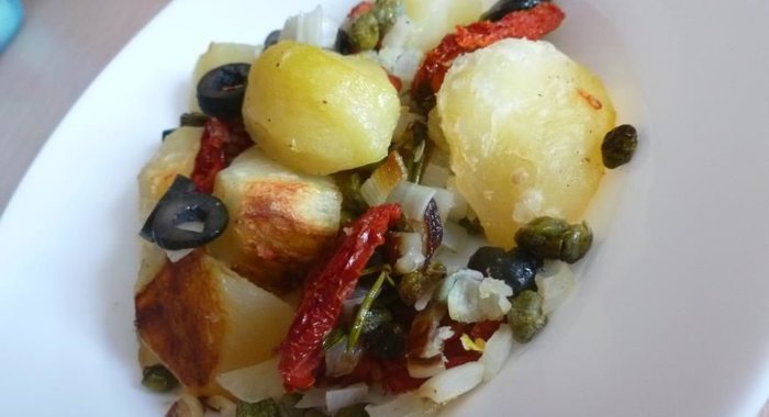 Куринный хлеб с шампиньонами и болгарским перцем