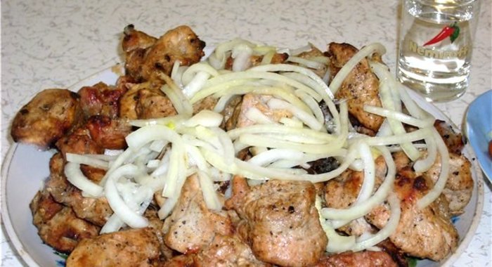 Шашлык из свинины без уксуса