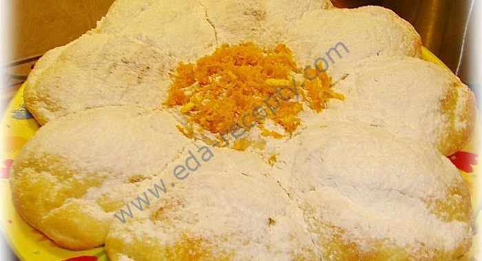 Пирожки из дрожжевого теста Ромашка