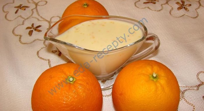 Английский апельсиновый крем