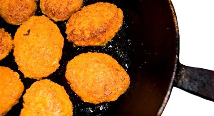 Котлеты из капусты и мяса