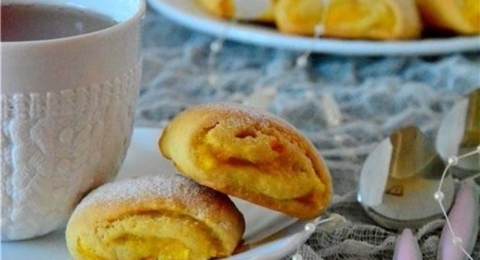 Печенье с апельсиновой начинкой