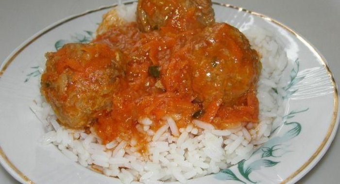 Тефтельки с рисом