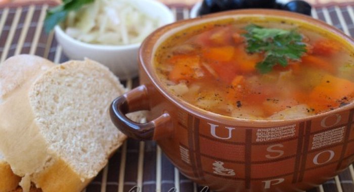 Фассолада - греческий овощной суп