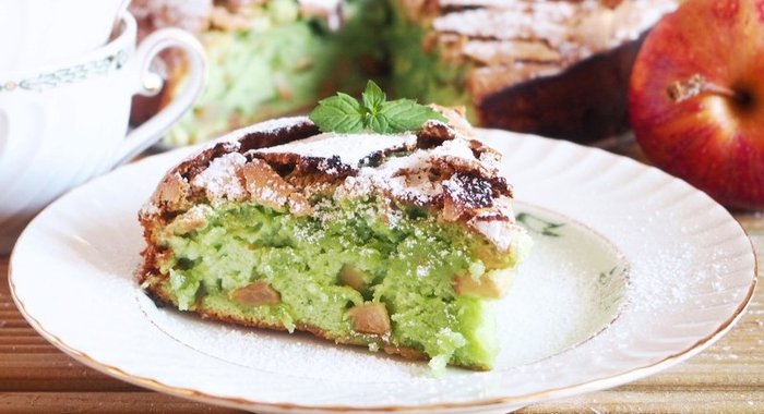 Мятная шарлотка