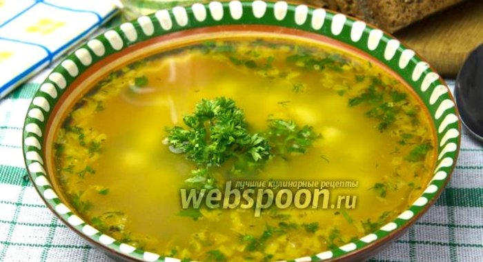Постный гороховый суп
