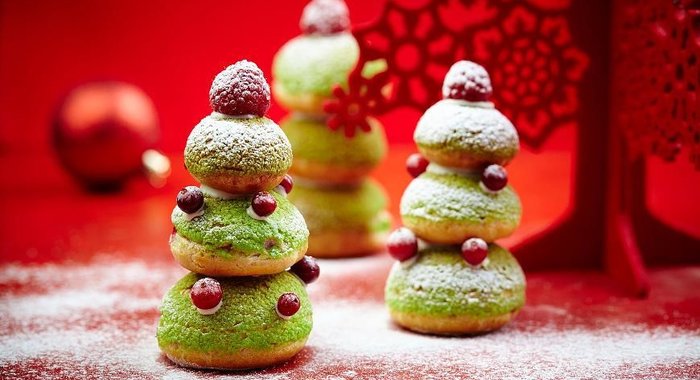 Новогодние профитроли