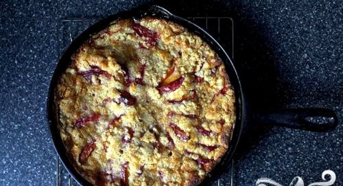 Пирог с нектаринами