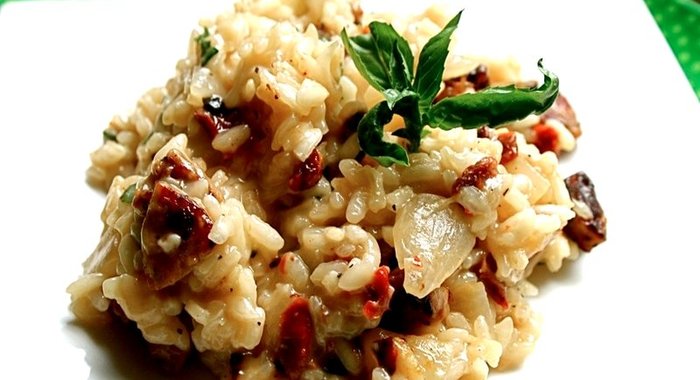 Ризотто с сосиской