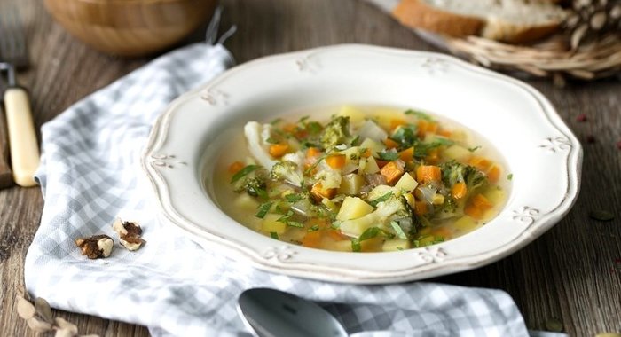 Фитнес-суп овощной в мультиварке