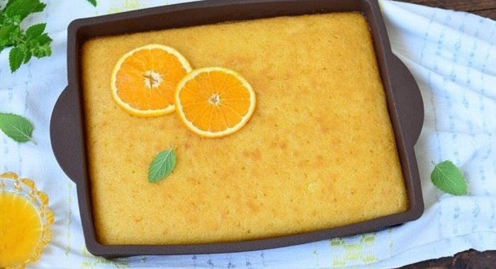 Пирог с апельсинами